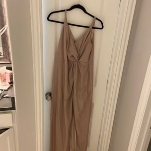 Aidan by Aidan mattox size 16 rose gold sparkle